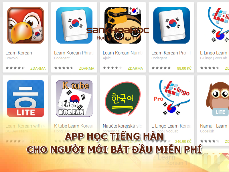 TOP 7 App học tiếng Hàn cho người mới bắt đầu miễn phí